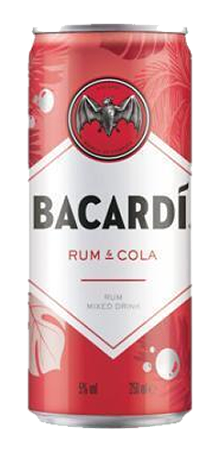 Bacardi Rum Cola 250ml